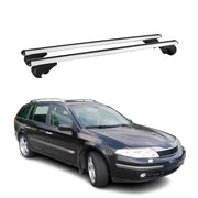 Barres de toit Transversales pour Renault Laguna 2001-2007 Aluminium Argent