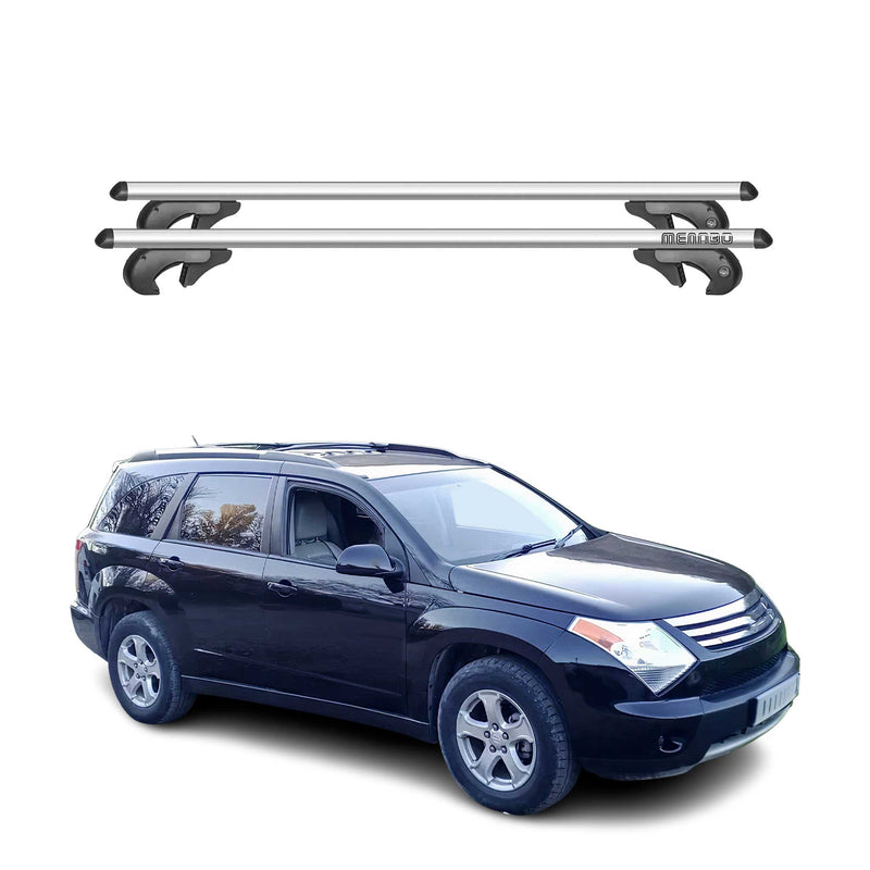 Barres de toit transversales pour Suzuki XL-7 1998-2010 90kg Alu Gris 2tlg
