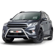 Pare-Buffle Avant Pour Ford Kuga II 2017-2019 FL en Acier Inoxydable Argent