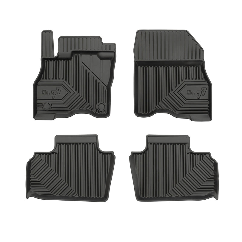 Tapis de Sol de Voiture pour Nissan Leaf II 2017-2025 TPE Imperméable Noir 4Pcs