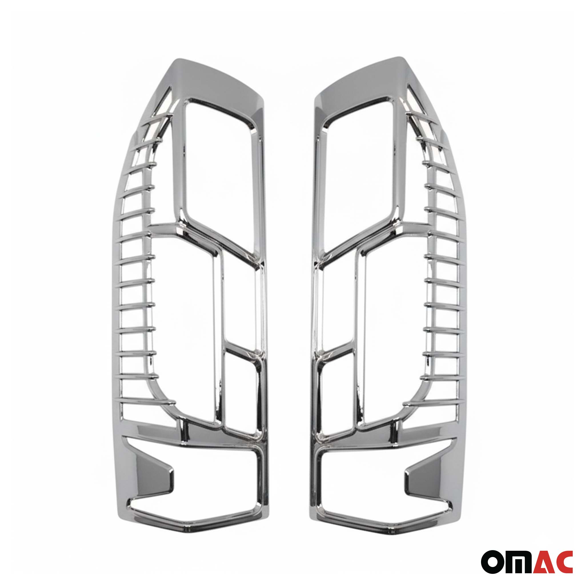 Cadre de Feu Stop Arrière pour Fiat Ducato 2014-2026 ABS Chromé 2 Pcs