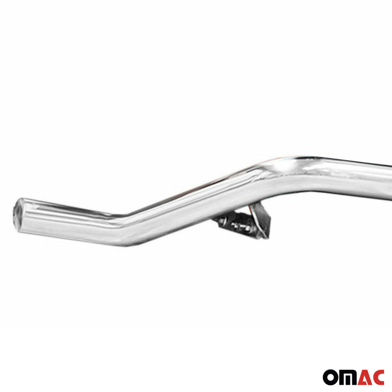 Pare-Buffle Avant Pour VW Amarok 2010-2016 Acier Inox Argent