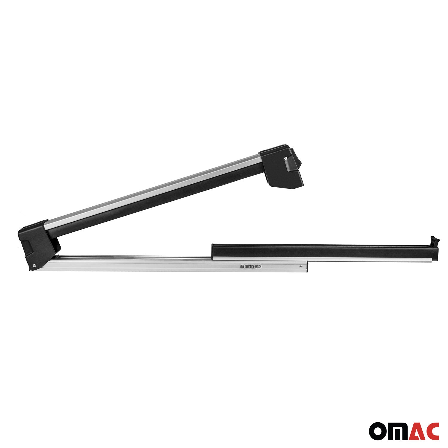 Porte-Skis Menabo Porte-Snowboard Barres De Toit Verrouillables Noir 2x