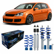 JOM BlueLine Combinés Filetés pour VW Golf 5 1.4 / TSi 1.6 2.0 2.0T / DSG 1.9TDi
