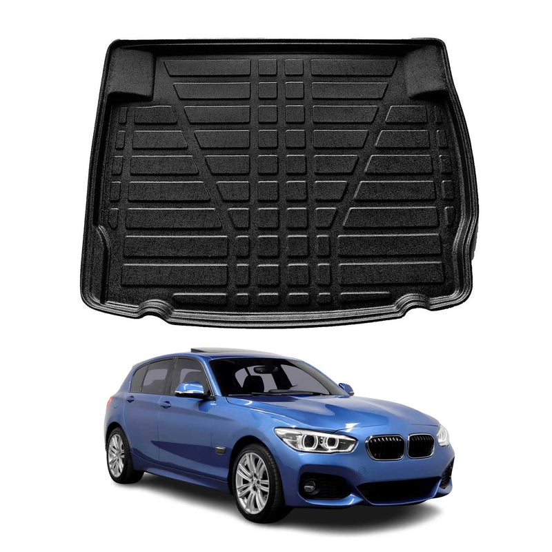 Tapis de coffre pour BMW Série 1 F20 5 portes 2011-2019 caoutchouc TPE Noir