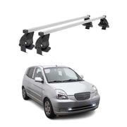 Barres de toit transversales pour Kia Picanto 2004-2010 Gris