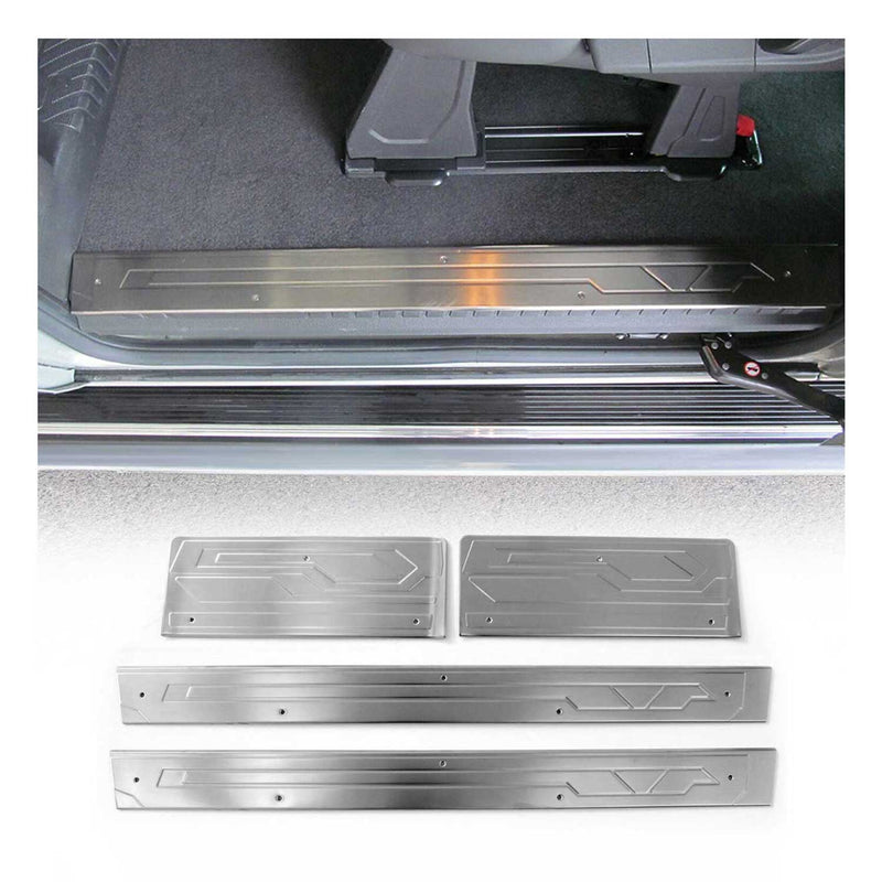 Couverture de Seuil de porte pour Ford Transit Tourneo Connect 2014-2024 inox 4x