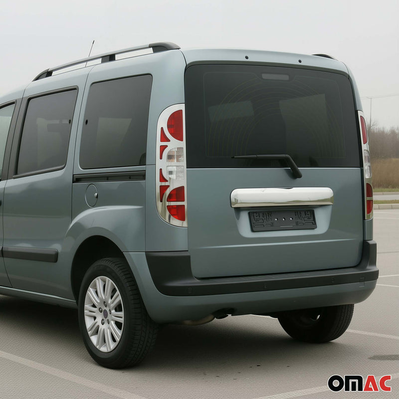 Cadre de Feu Stop Arrière pour Fiat Doblo 2006-2010 acier inox 2 Pcs