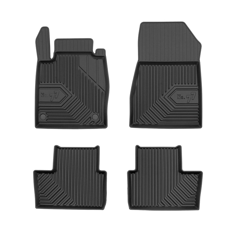 Tapis de Sol de Voiture pour Nissan Juke II 2019-2025 TPE Imperméable Noir 4Pcs