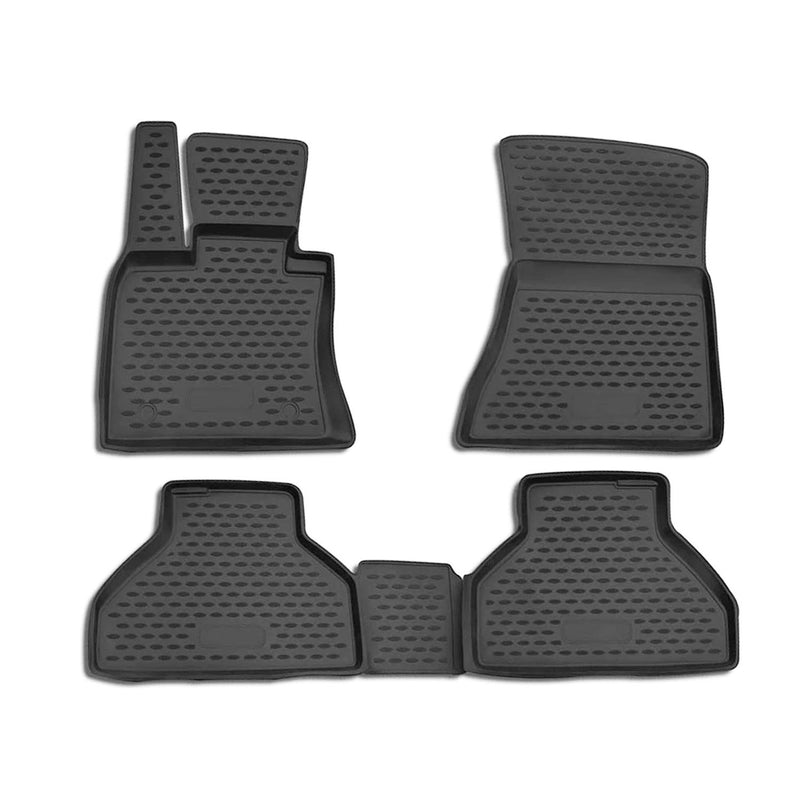 OMAC 3D Tapis de sol pour BMW X6 E71 E72 2007-2014 Caoutchouc TPE Noir