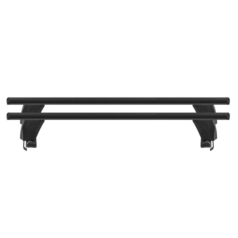 Menabo Barres de toit Transversales pour VW Tiguan 2007-2011 Alu Noir TUV 2x