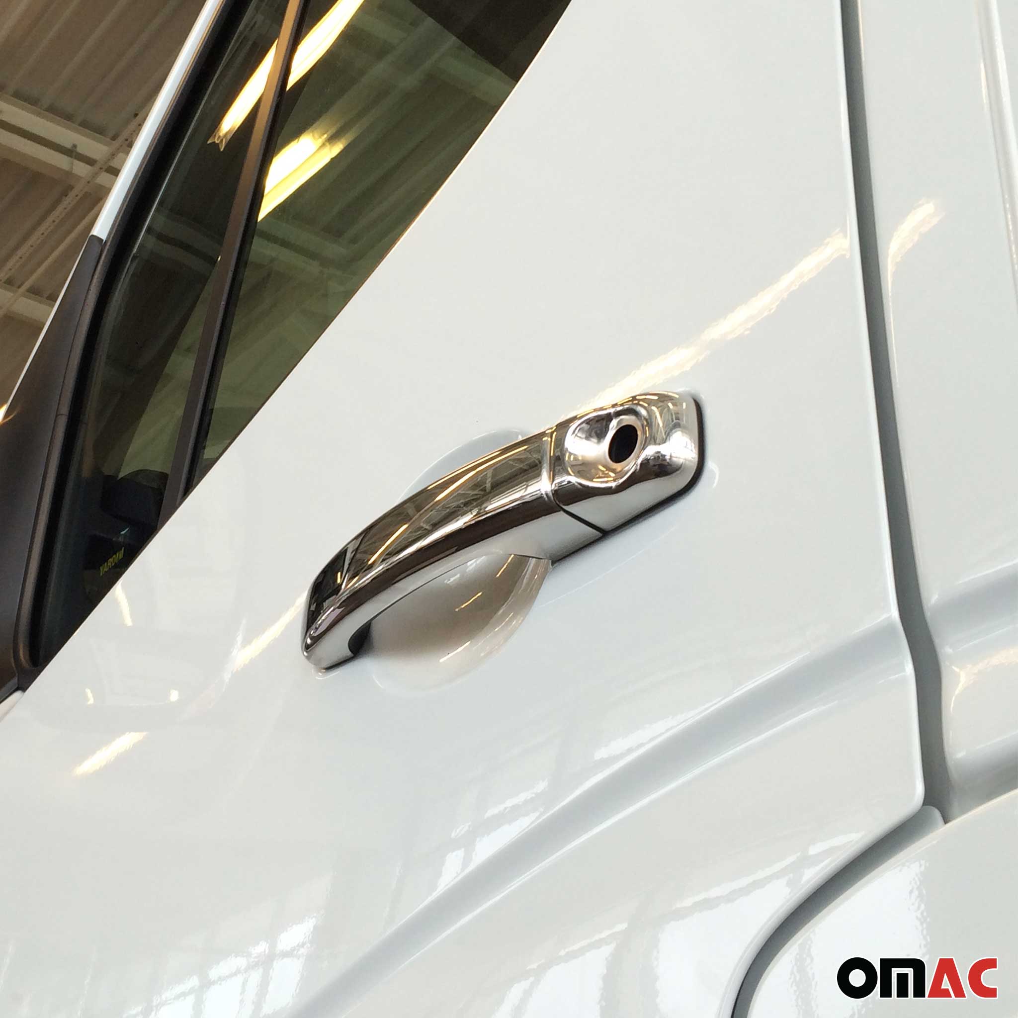Couverture de poignée de porte pour Renault Trafic 2014-2021 en Acier Inoxydable