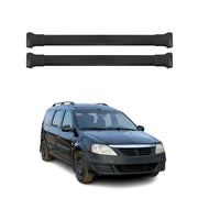 Barres de toit transversales pour Dacia Logan 2006-2013 Aluminium Noir