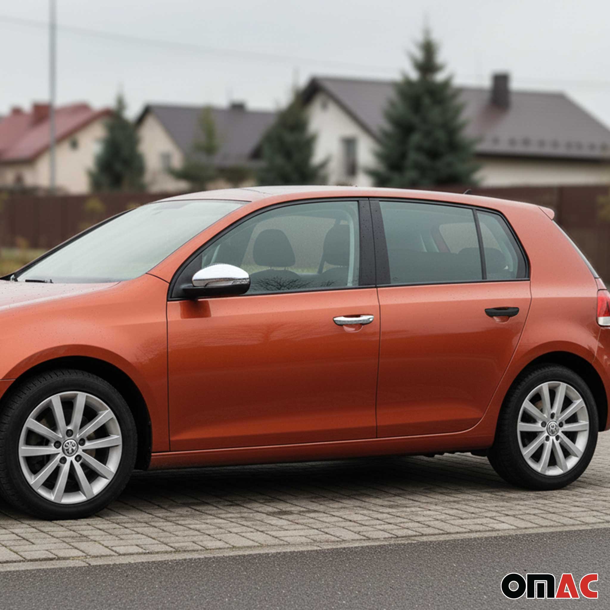 Couverture de poignée de porte pour VW Golf 2008-2012 en Acier Inoxydable