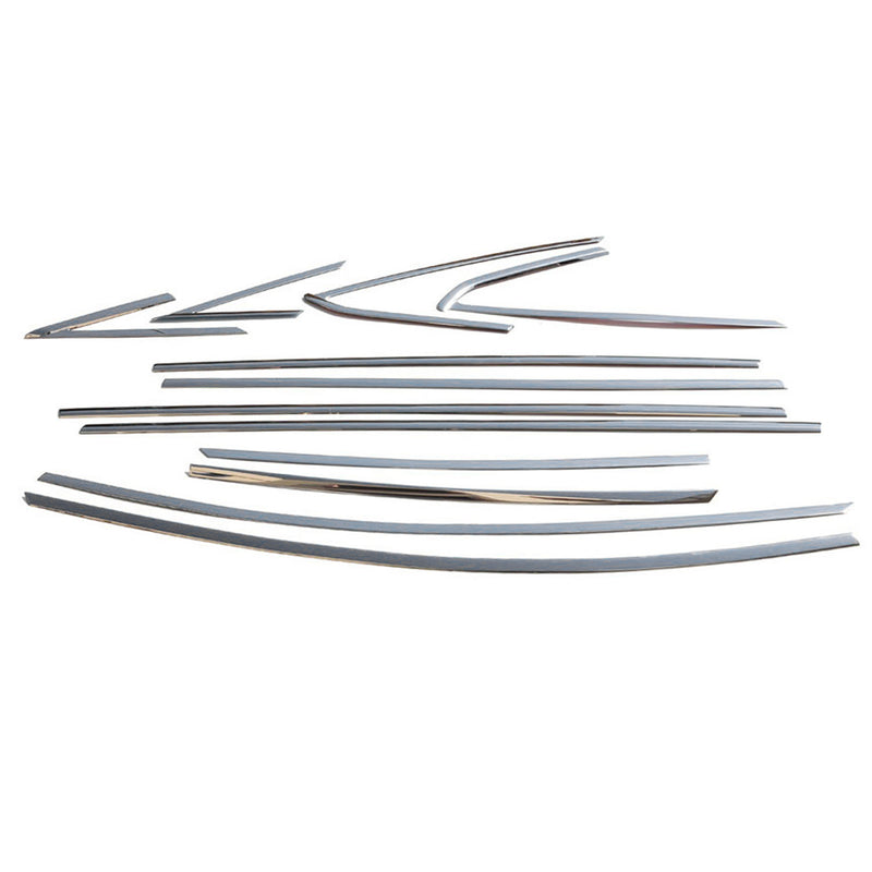 Garniture de Fenêtre pour Ford Focus Berline 2011-2018 Acier Inox 12Pcs