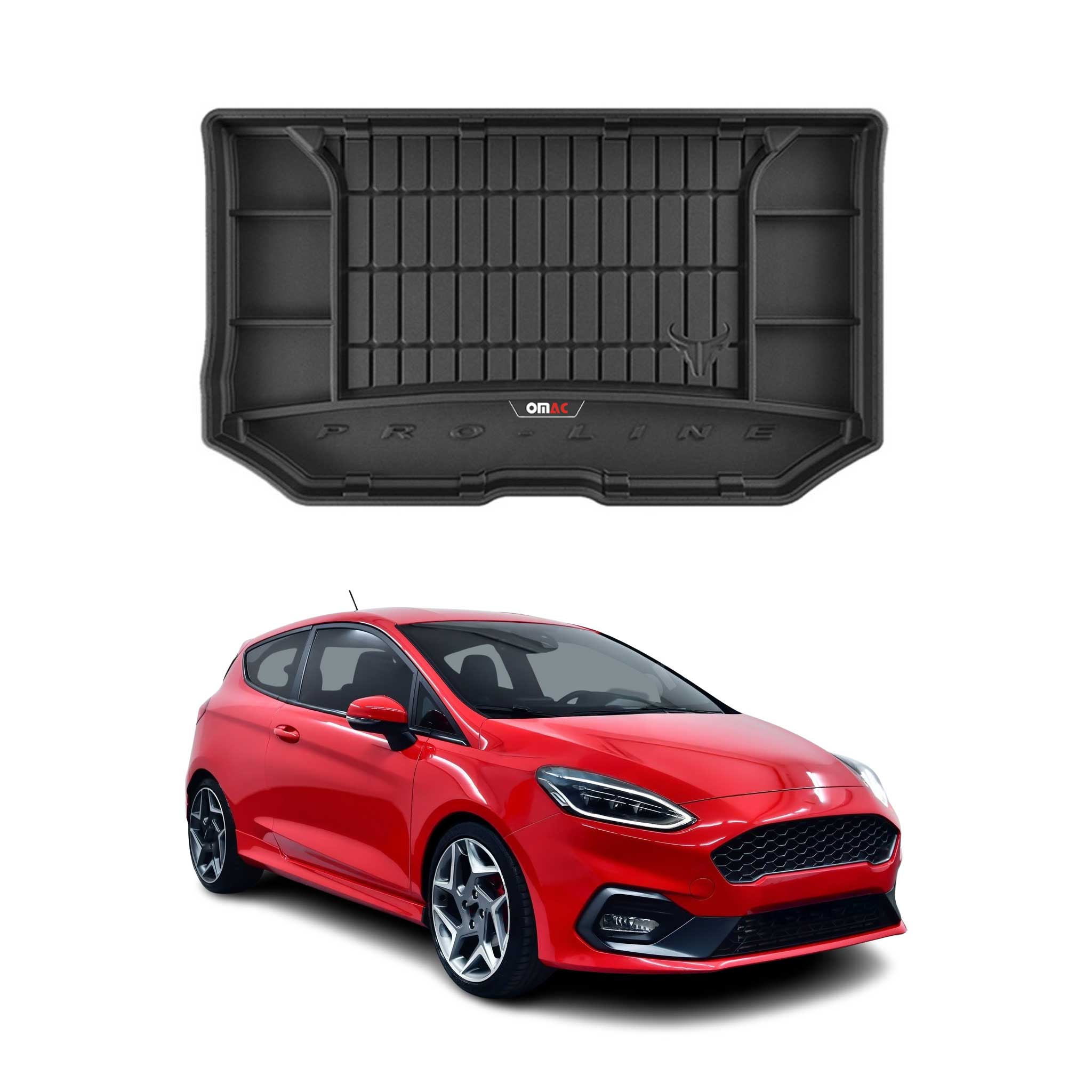 Tapis de Coffre pour Ford Fiesta 2017-2022 TPE Noir