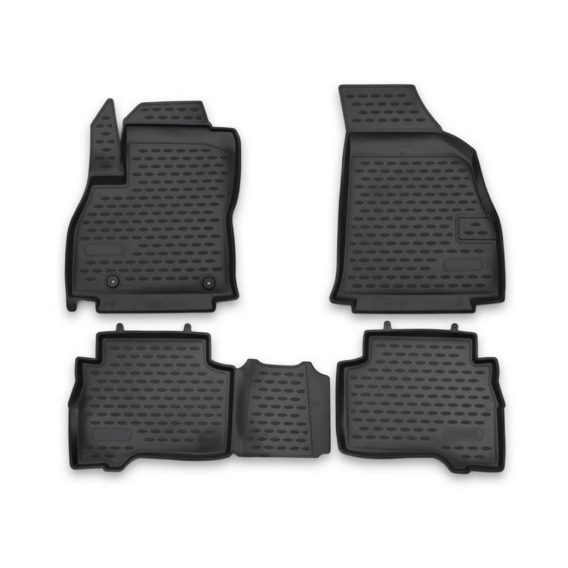 Tapis de sol pour Lexus RX350 2009-2014 en caoutchouc TPE 3D Noir 4Pcs