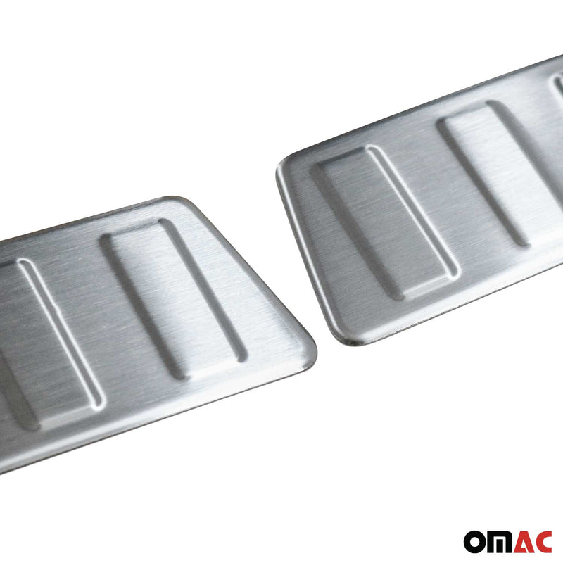 Protection Seuil de Coffre Pour Renault Kadjar 2015-2020 Acier Brossé 2Pcs