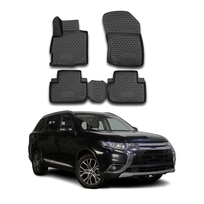 Tapis de Sol pour Mitsubishi Outlander 2WD 2012-2025 TPE Noir