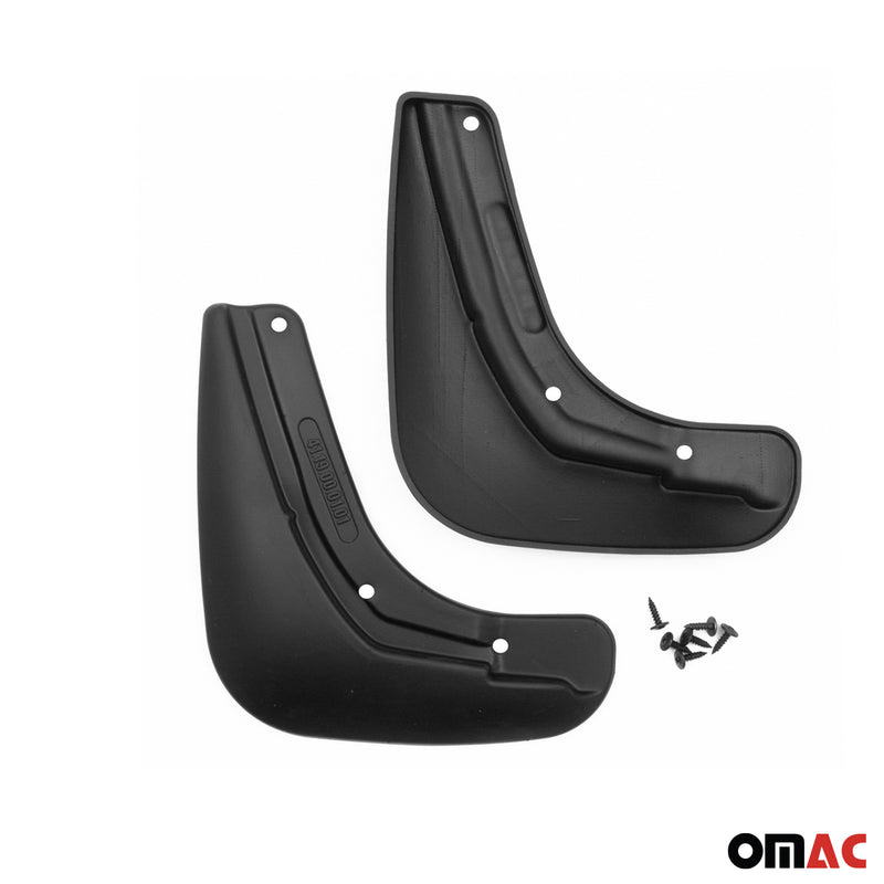 Bavettes Garde Boue pour Renault Fluence 2010-2015 Avant et Arrière Noir 4Pcs