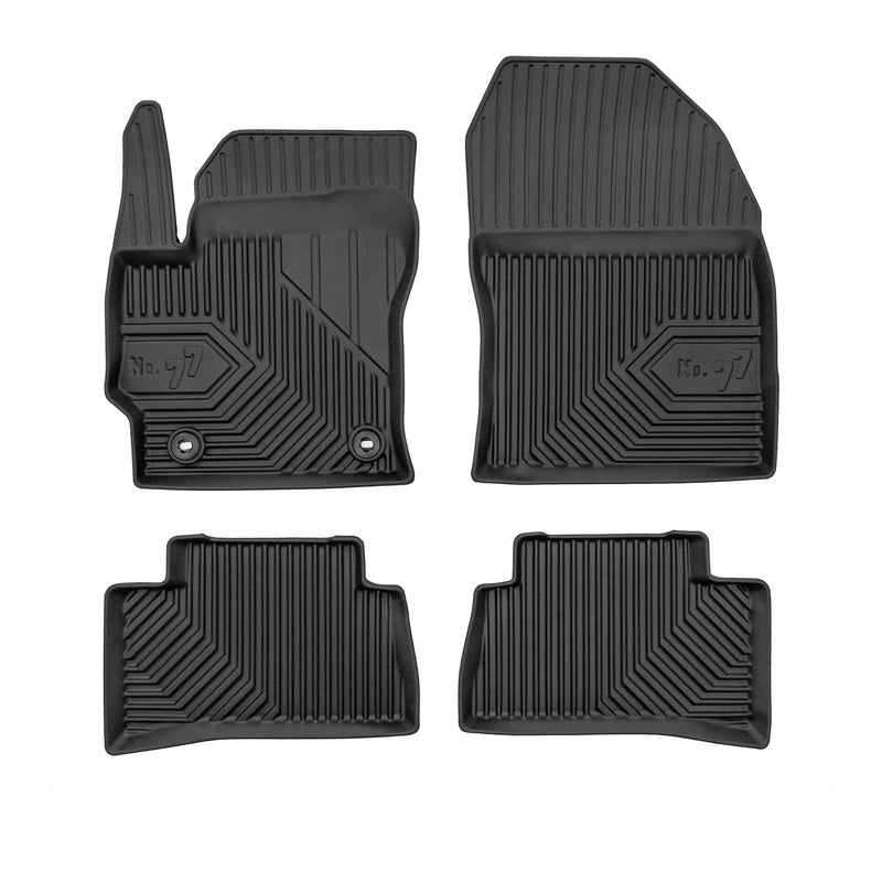 Tapis de Sol de Voiture pour Toyota Corolla Cross 2020-2025 FWD TPE Noir 3Pcs