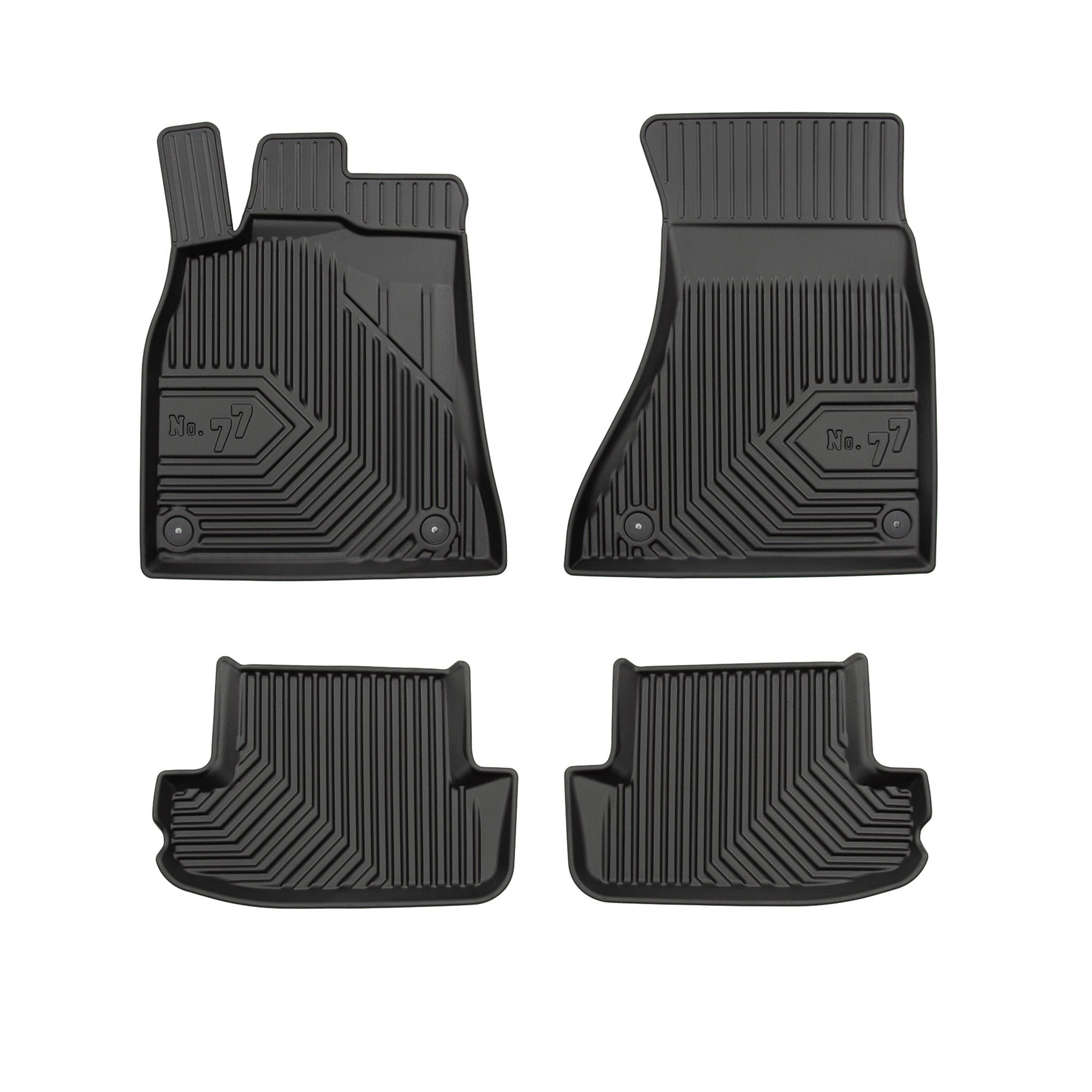 Tapis de Sol de Voiture pour Audi A5 Coupé 8T 2007-2016 TPE Imperméable 4Pcs