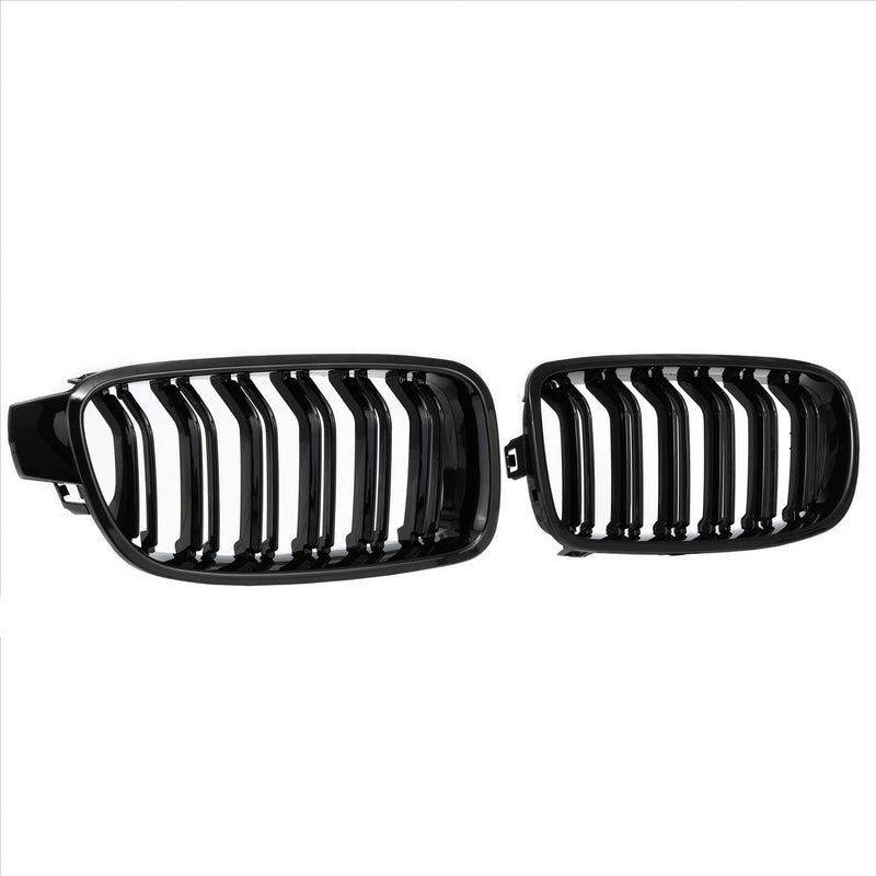 Calandre JOM Pare-chocs avant pour BMW Series 3 F30 F31 2011-2019 ABS Noir 1x