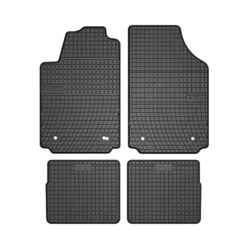 OMAC Tapis de sol pour Audi A2 8Z0 2000-2005 Noir en caoutchouc