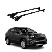 Tiger Barres de toit transversales pour Suzuki SX4 S-Cross 2016-2021 Noir