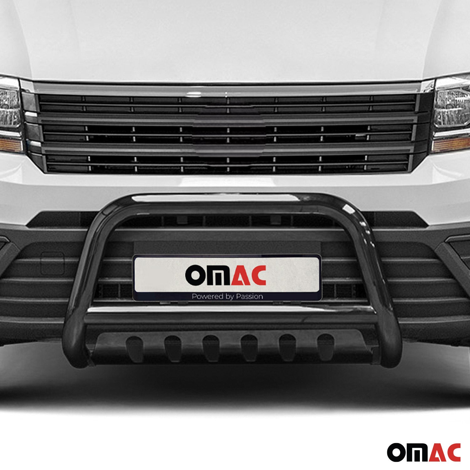 Pare-Buffle Avant Pour VW Crafter 2017-2026 Acier Inoxy Noir