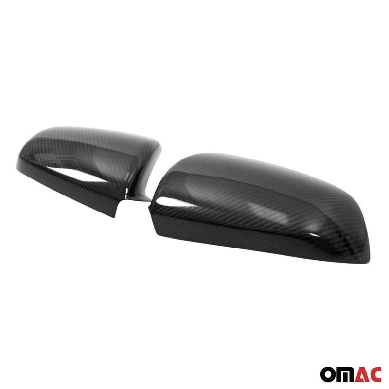 Coques de rétroviseurs Protection pour Audi A3 8P S3 / RS3 / A6 C6 2003-2008 en Carbone Noir