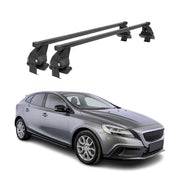 Barres Transversales Menabo pour Volvo V40 2016-2019 Noir