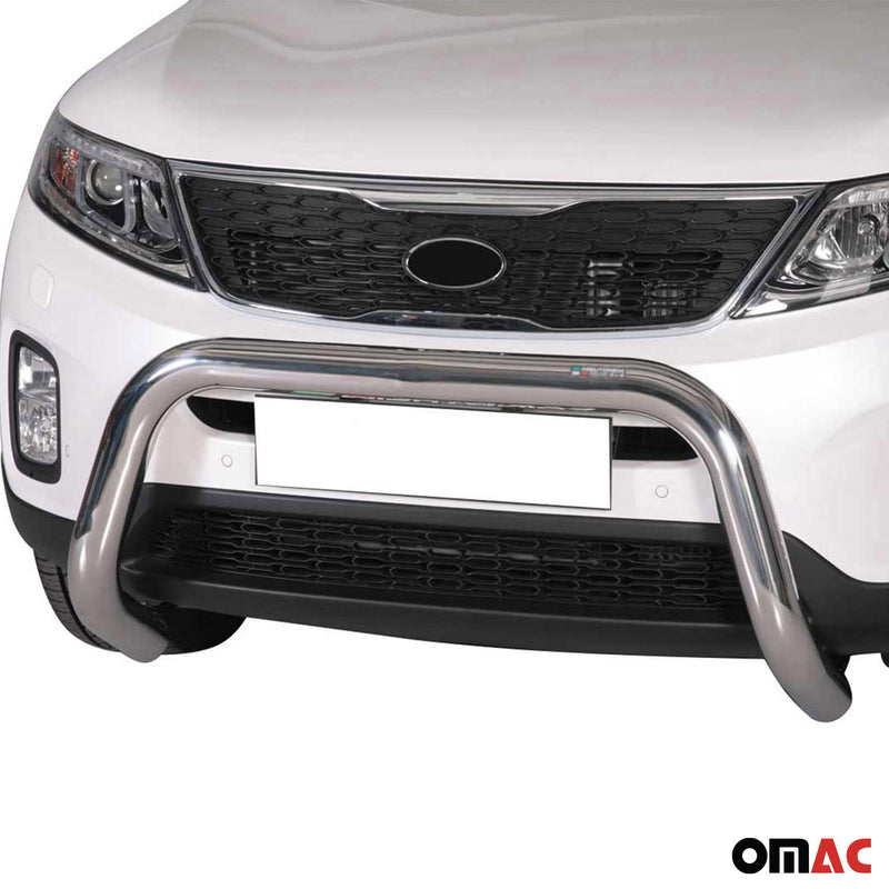 Pare-buffle Avant pour Kia Sorento 2012-2015 76 mm en Acier Gris