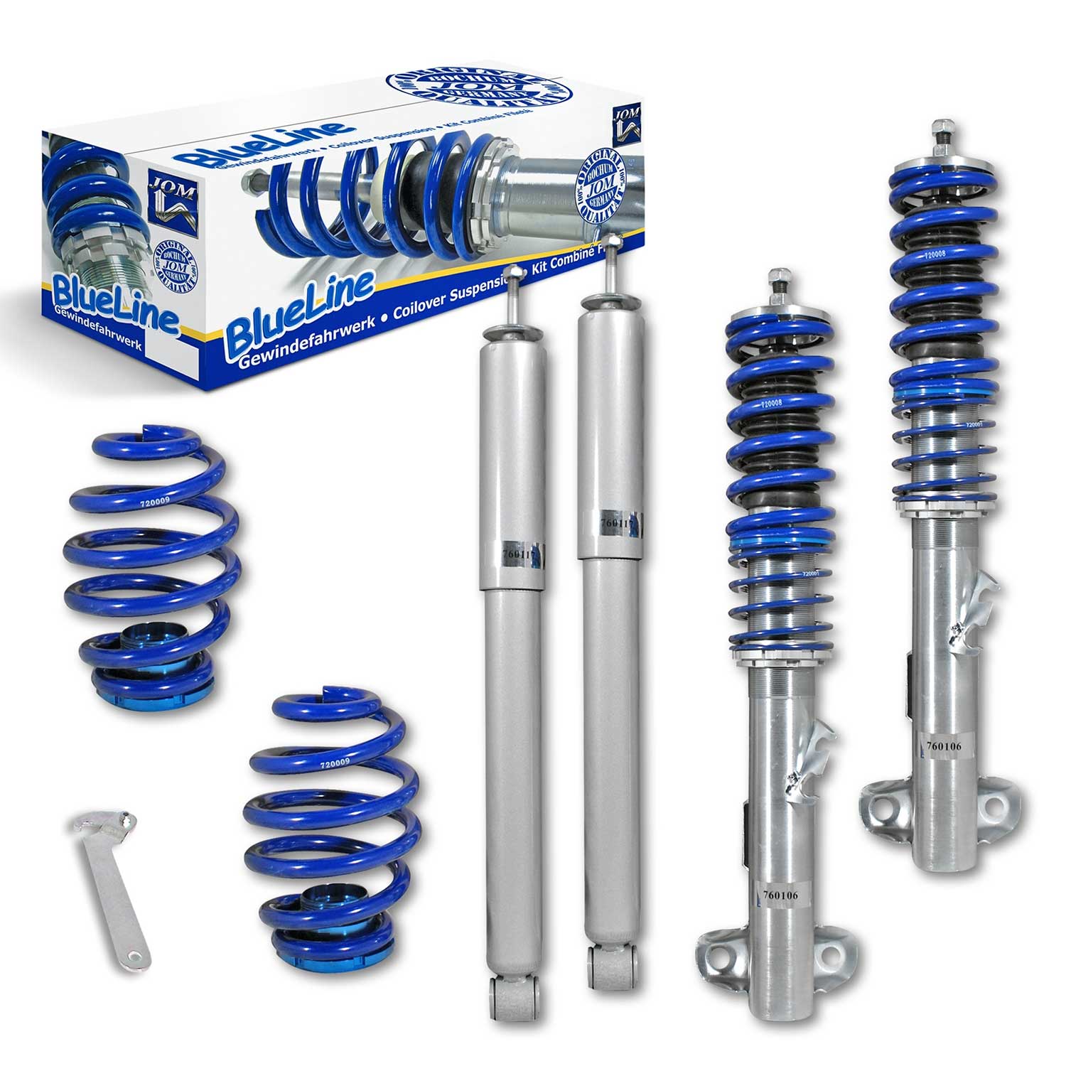 Kit Suspension + Amortisseurs fileté Blueline pour BMW Series 3 E36 1993-2000