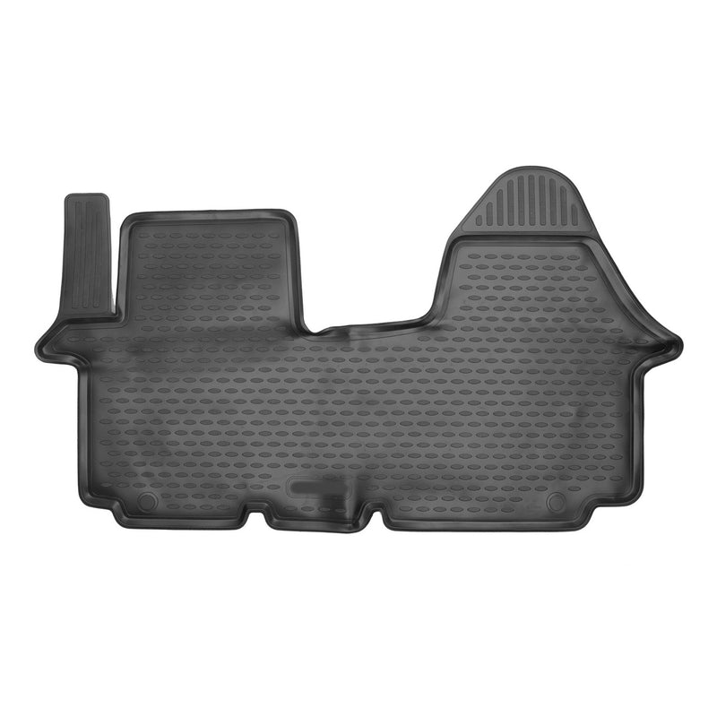 OMAC Tapis de sol pour Renault Trafic 2006-2014 sur mesure en caoutchouc Noir