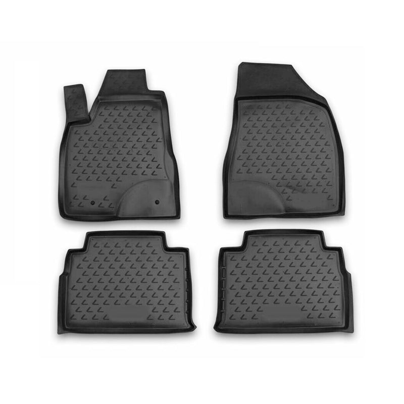 Tapis de sol pour Lexus RX350 2003-2009 en caoutchouc TPE 3D Noir 4Pcs