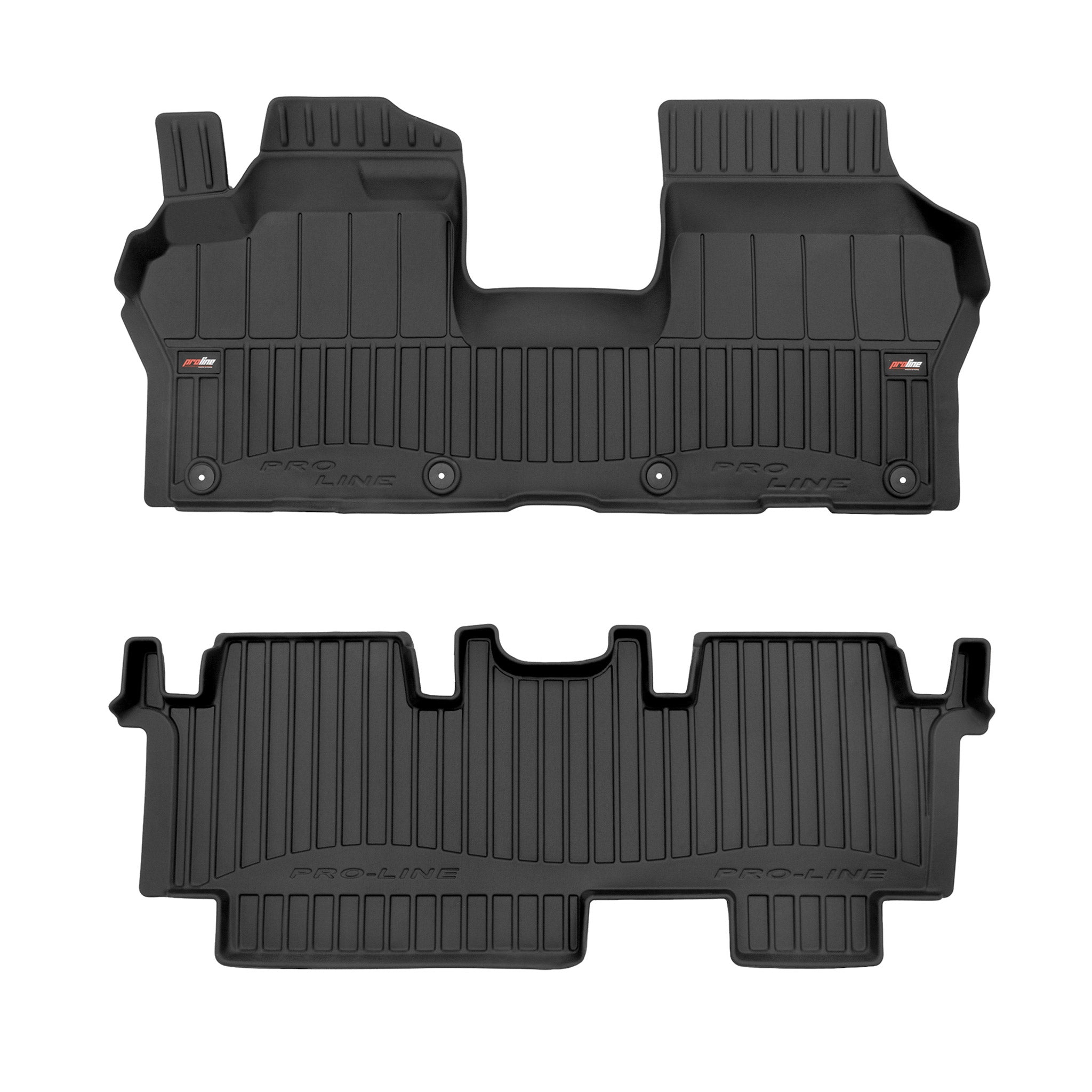 OMAC Tapis de sol sur mesure pour VW ID Buzz 2022-2026 2 pièces en TPE