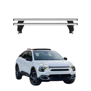 Menabo Barres de toit Transversales pour Citroen C4 III 2021-2026 Alu Gris ABE