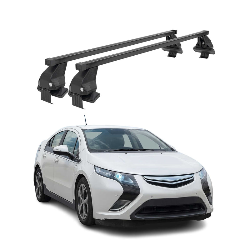Barres Transversales Menabo pour Opel Ampera 2012-2016 Noir
