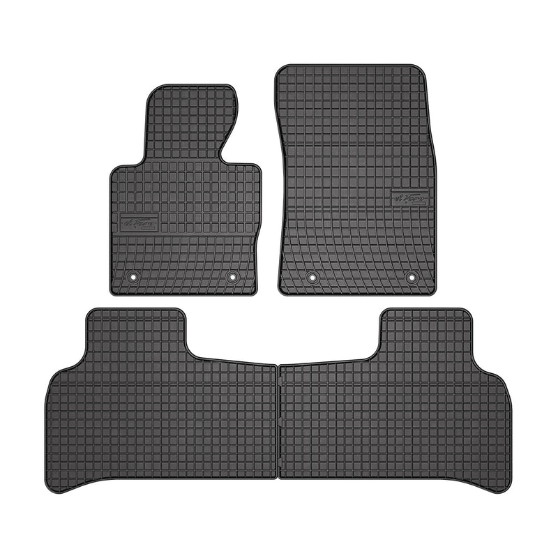 Tapis de Sol pour Land Rover Range Rover Vogue 2002-2012 Caoutchouc Noir