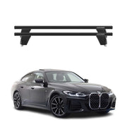 Barres de toit transversales pour BMW Série 4 G26 Gran Coupé 2020-2026 Alu Noir