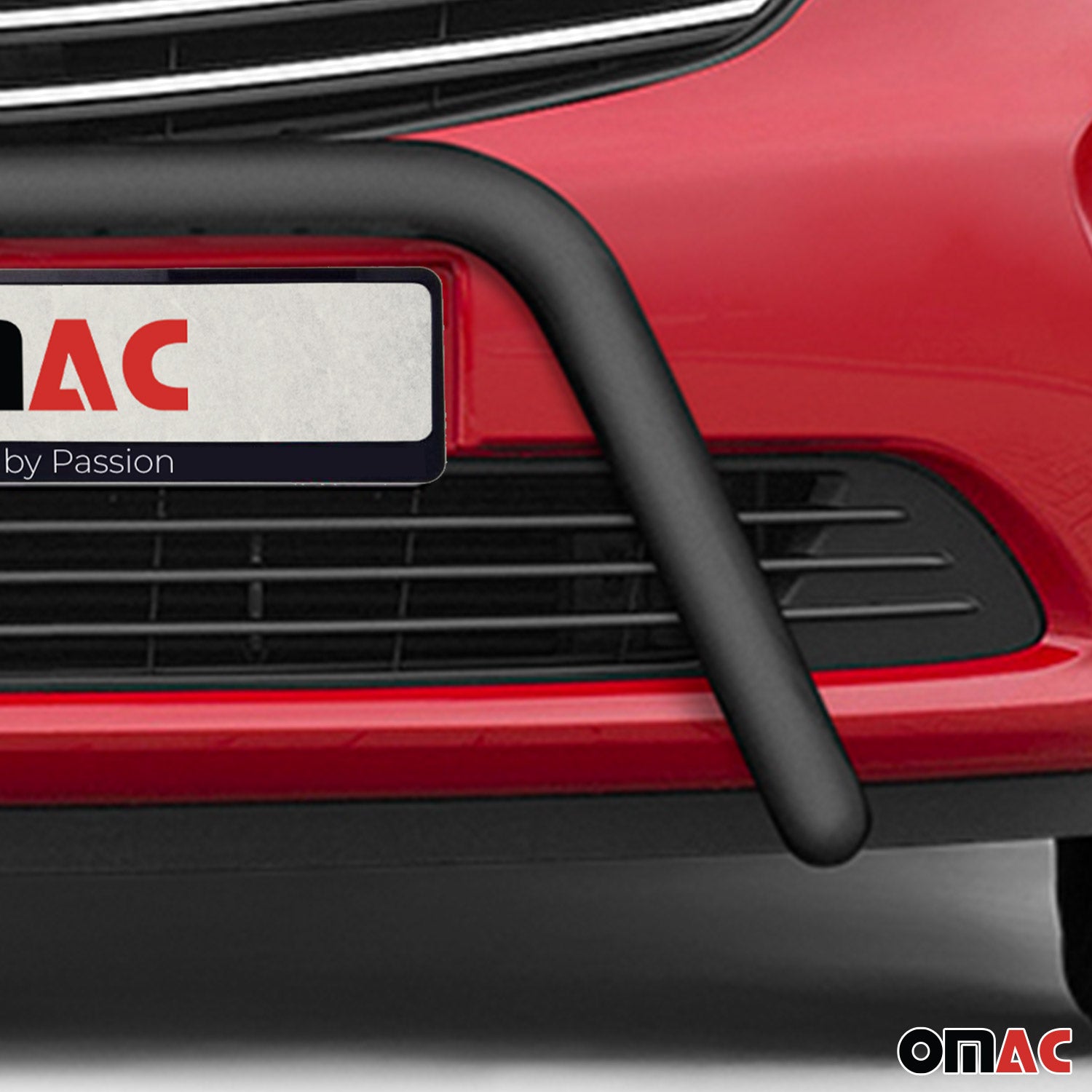 Pare-Buffle Avant Pour Opel Vivaro B 2014-2019 Acier Inoxydable Noir