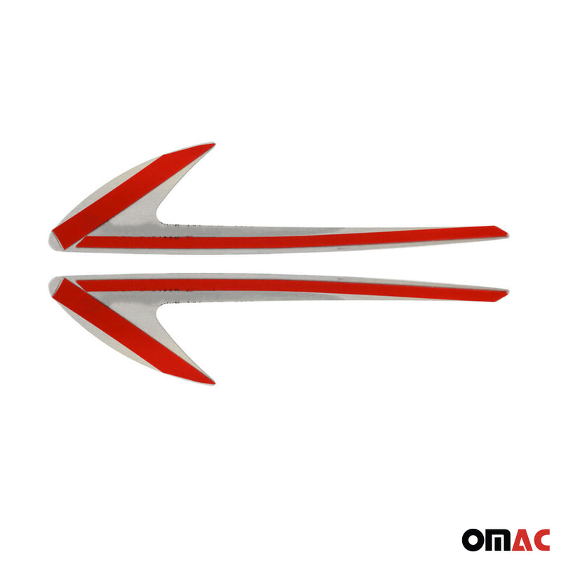 Garniture baguette de porte latérale pour Togg T10X T10F 2023-2025 inox 2Pcs