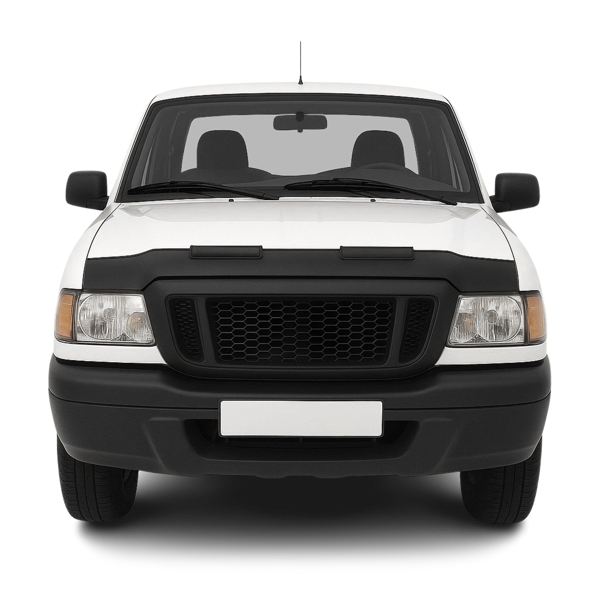 Protège Capot pour Ford Ranger I 2000-2006 Masque de voiture vinyle Noir