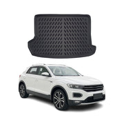 Tapis de coffre Supérieur pour VW T-Roc 2017-2025 Noir 3D en TPE
