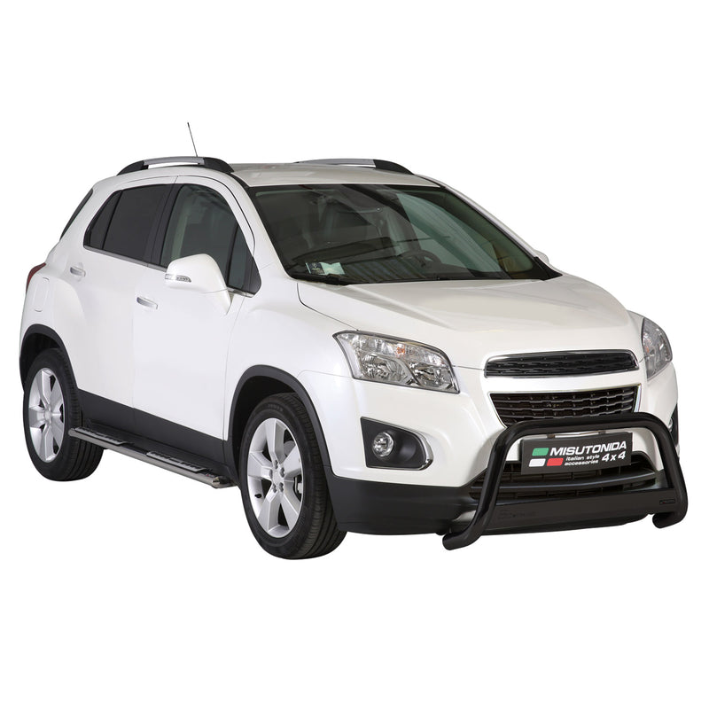 Pare-buffle Avant pour Chevrolet Trax 2013-2016 63 mm en Acier Noir