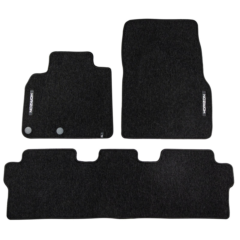 Tapis de Sol de Voiture pour Renault Espace IV 2002-2014 Velours Noir 3Pcs