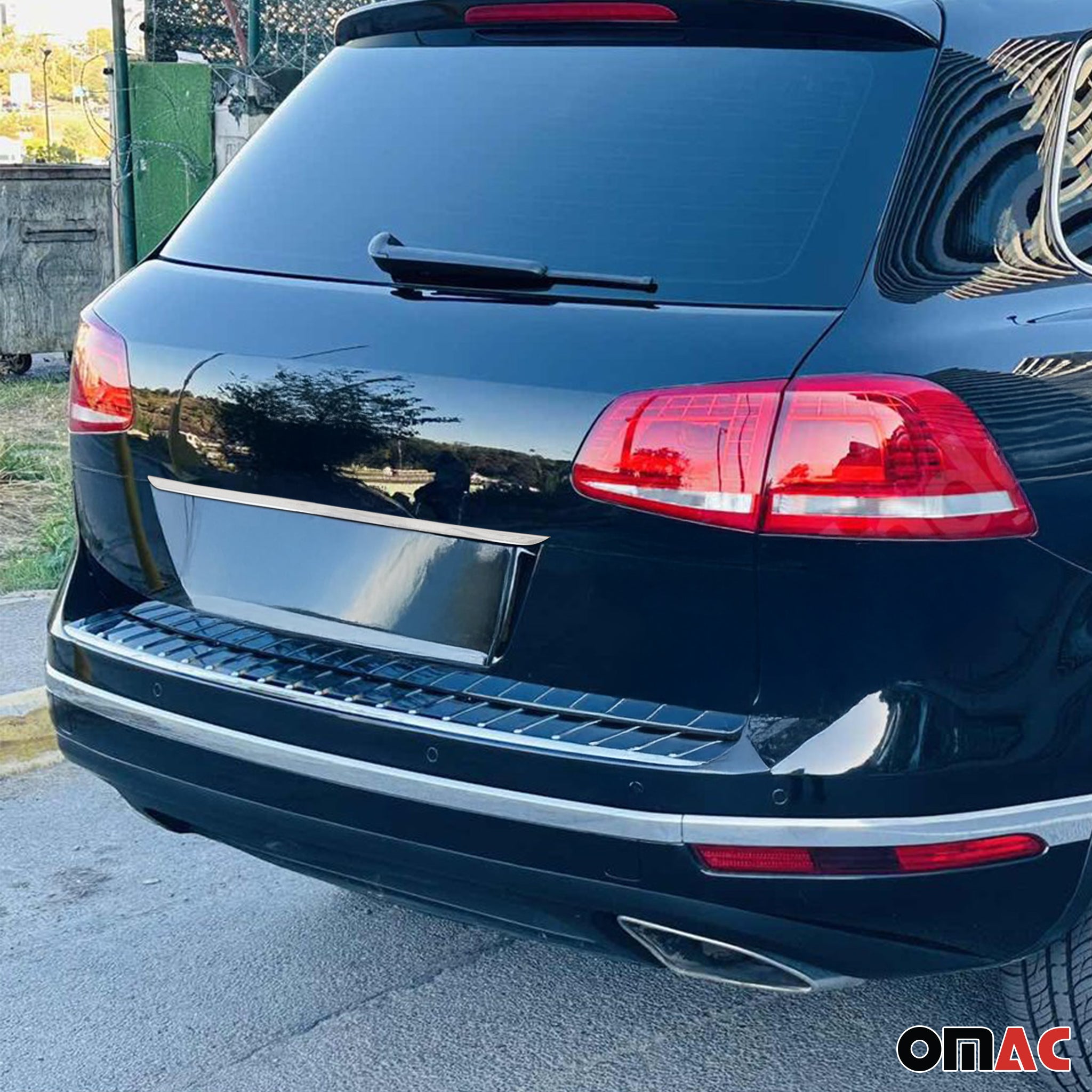 Poignée de Coffre Arrière pour VW Touareg II 2010-2018 acier inox