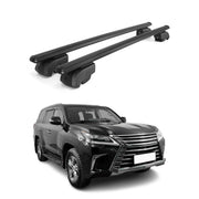 Barres de toit Transversales pour Lexus LX 570 J200 2015-2021 2Pcs Alu ABE