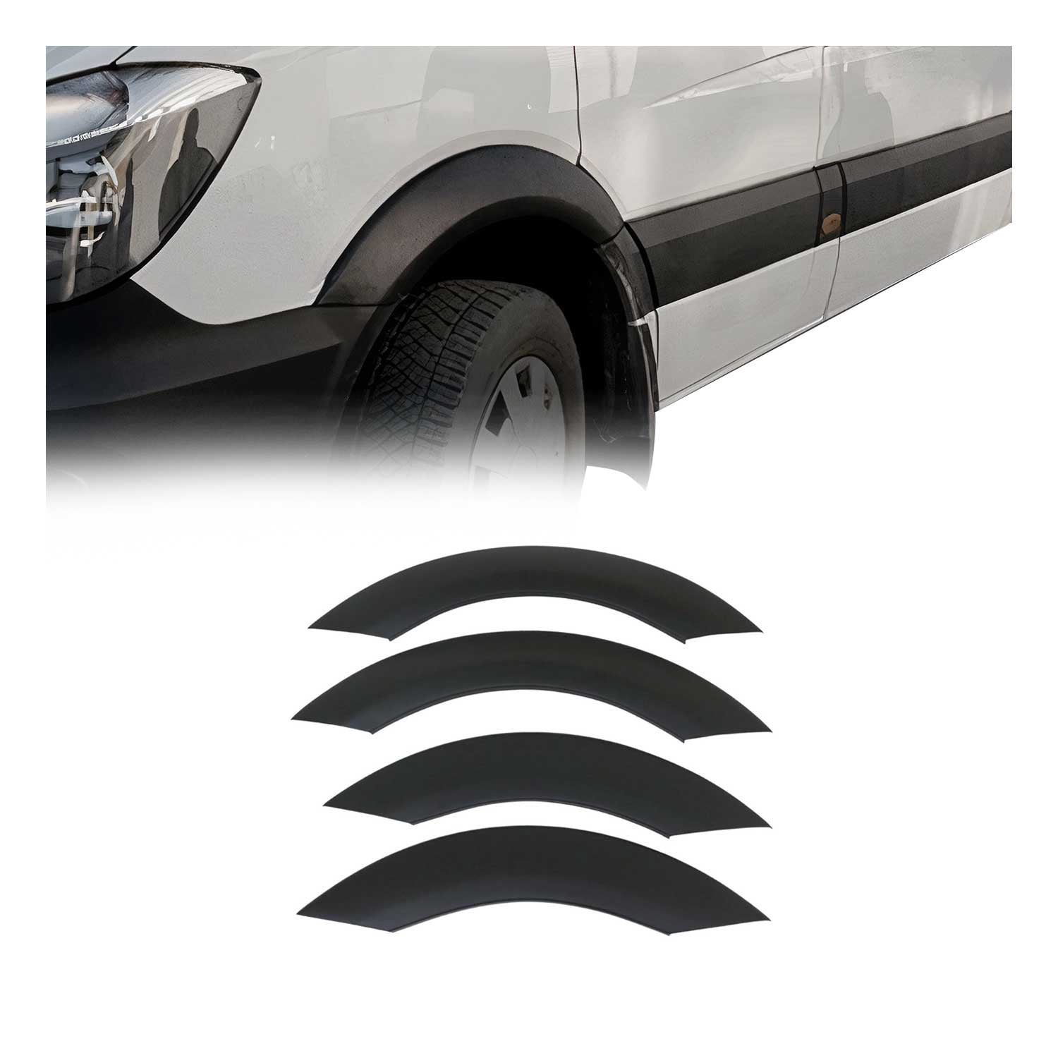 Élargisseurs d'Ailes Arche Pare-Boue pour Mercedes Sprinter W906 2006-2018 4 pcs
